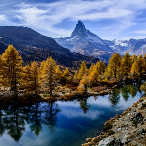 Toamna la poalele Matterhornului 