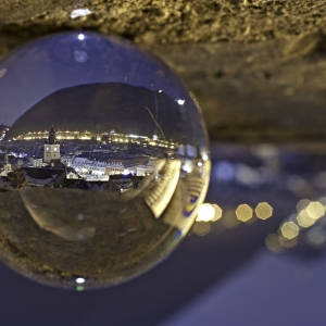 Brasov, Piata Sfatului - LensBall