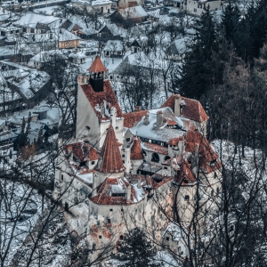 Iarna la Castelul Bran