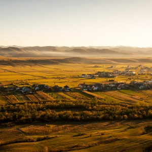 Peisaj de toamna in Maramures