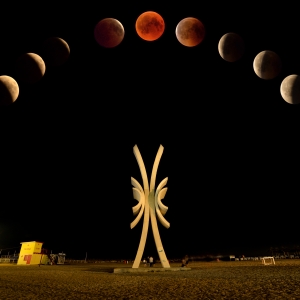Eclipsa de Luna, Costinesti